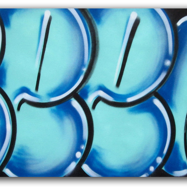 GRAFFITI ARTIST SEEN - "Classic Bubble 6"  Painting