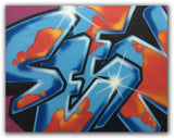 GRAFFITI ARTIST SEEN  -  "SEEN" -   Aerosol on  Canvas