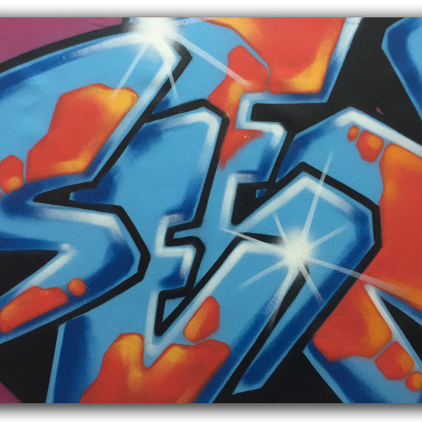 GRAFFITI ARTIST SEEN  -  "SEEN" -   Aerosol on  Canvas