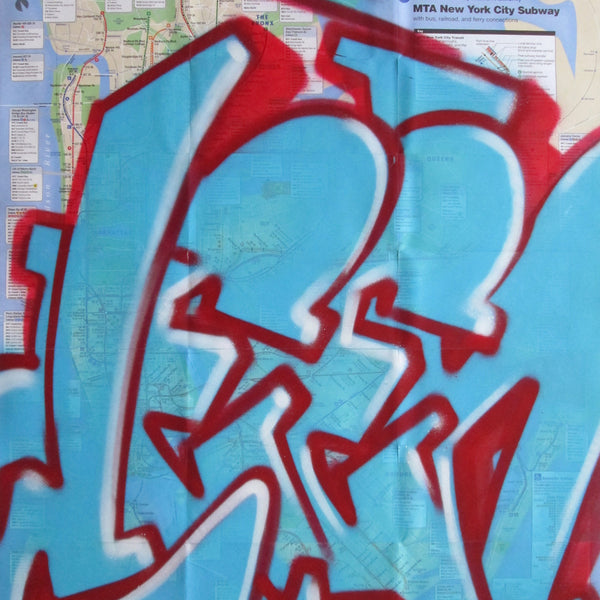 GRAFFITI ARTIST SEEN -  "Full SEEN" NYC Map