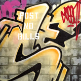 GRAFFITI ARTIST SEEN  -  "Wall 11"  Aerosol on  Canvas