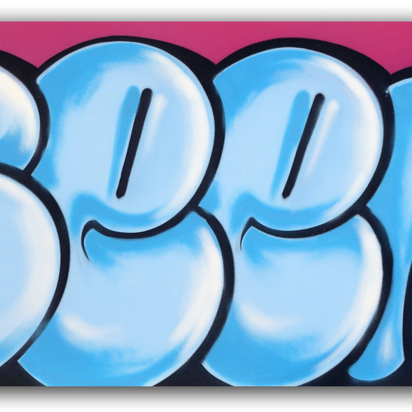GRAFFITI ARTIST SEEN -  "Classic Bubble 1"  Aerosol on Canvas