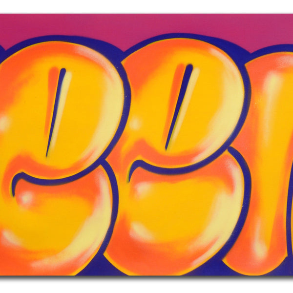 GRAFFITI ARTIST SEEN -  "Classic Bubble 5"  Aerosol on Canvas