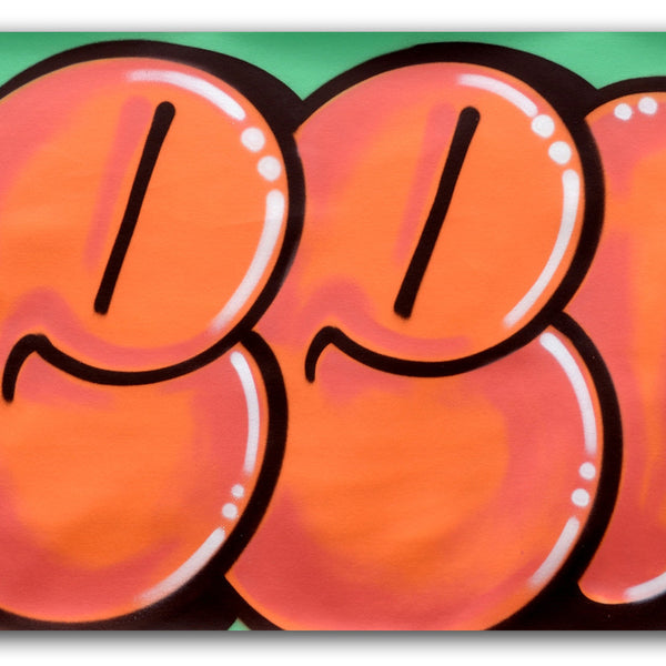 GRAFFITI ARTIST SEEN -  "Classic Bubble"  Aerosol on Canvas