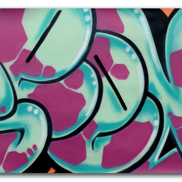 GRAFFITI ARTIST SEEN -  "Classic Bubble 13"  Aerosol on Canvas