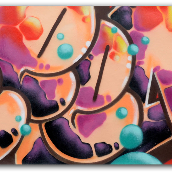 GRAFFITI ARTIST SEEN -  "Classic Bubble 12"  Aerosol on Canvas