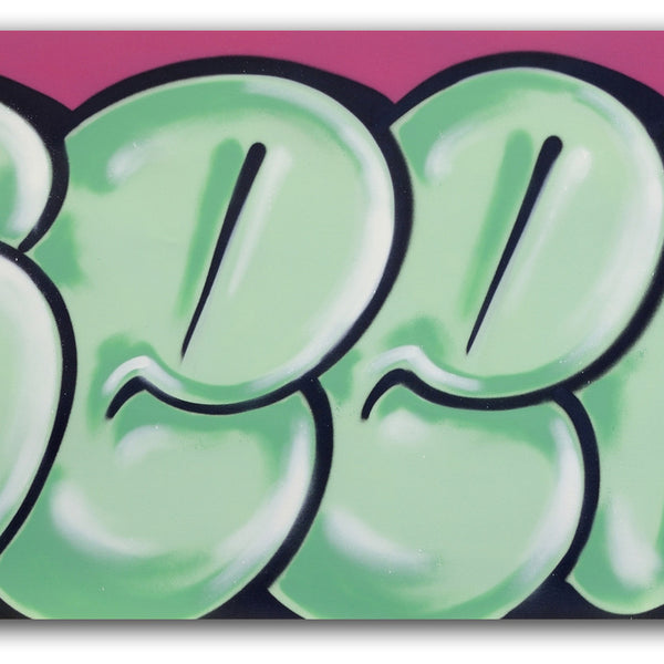 GRAFFITI ARTIST SEEN -  "Classic Bubble 3"  Aerosol on Canvas