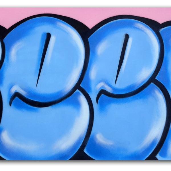 GRAFFITI ARTIST SEEN -  "Classic Bubble 7"  Aerosol on Canvas