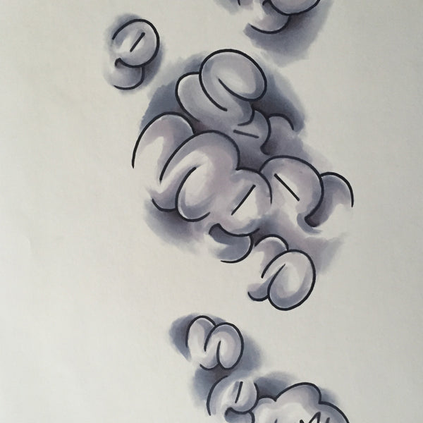 GRAFFITI ARTIST SEEN - "Bubble S's" - Drawing