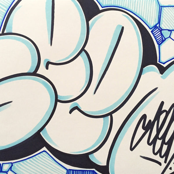 GRAFFITI ARTIST SEEN - Bubble SEEN - Drawing