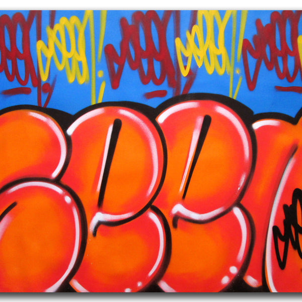 GRAFFITI ARTIST SEEN - "Bubble w/Tags 3 -  Painting