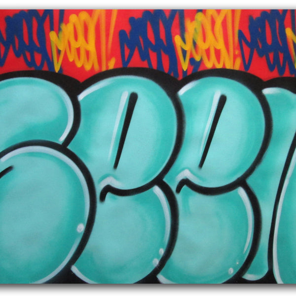 GRAFFITI ARTIST SEEN - "Bubble w/Tags 2 -  Painting