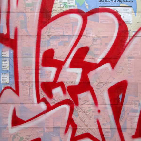 GRAFFITI ARTIST SEEN -  "Full SEEN  " NYC Map
