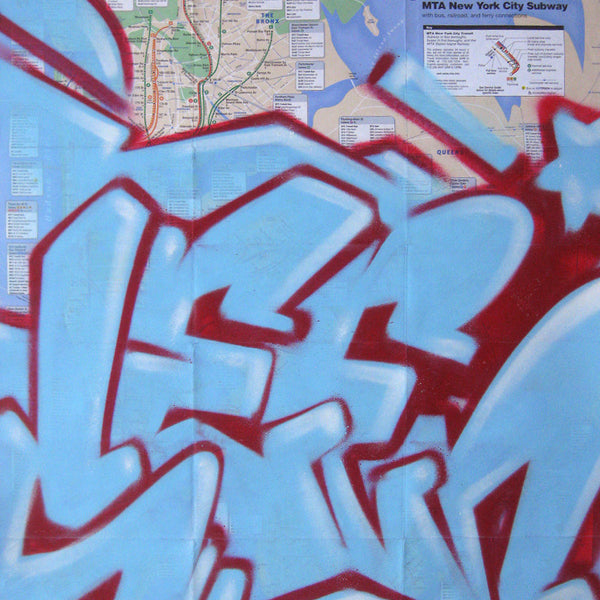 GRAFFITI ARTIST SEEN -  "SEEN" NYC Map