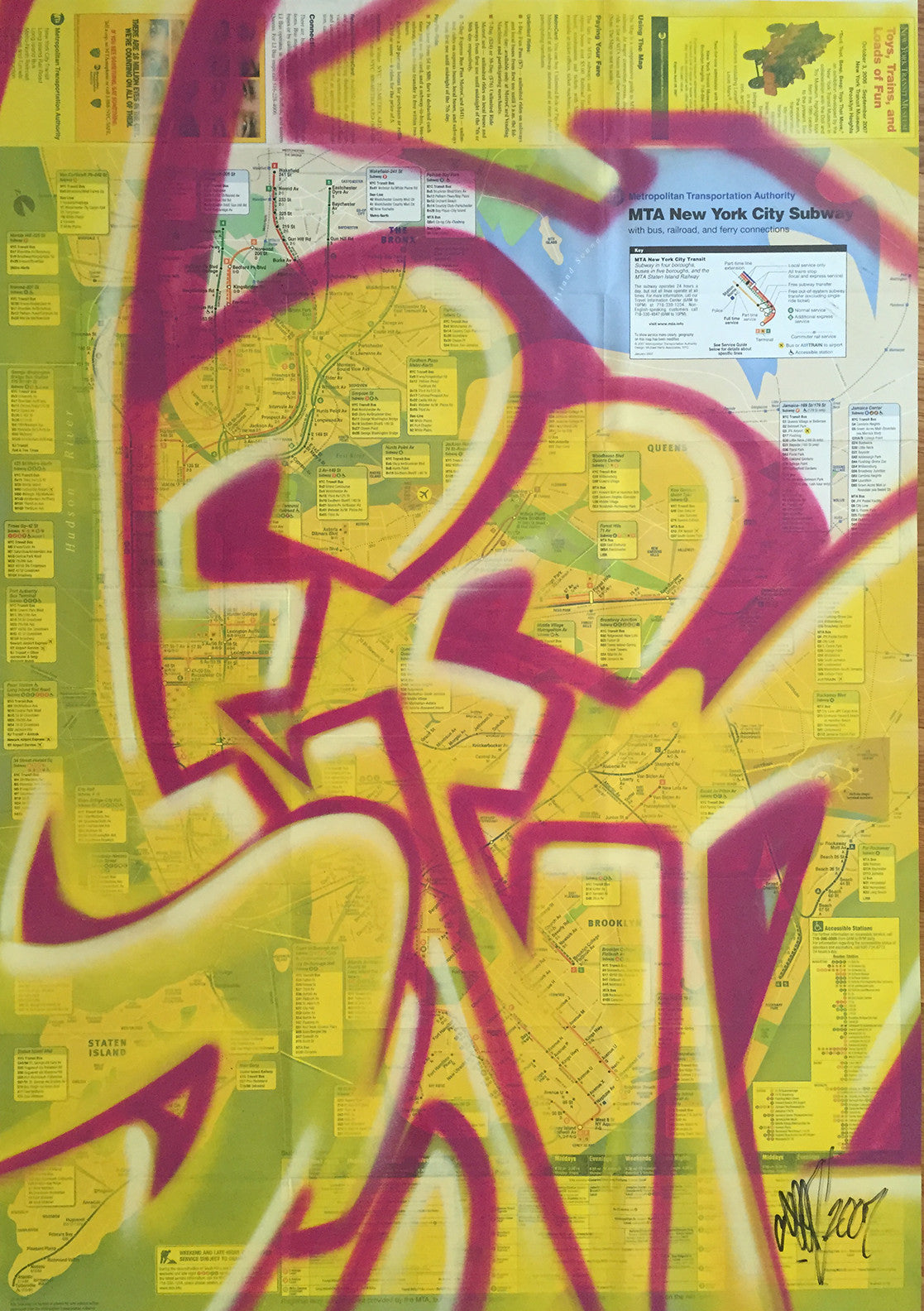 GRAFFITI ARTIST SEEN -  "FULL SEEN" NYC Map