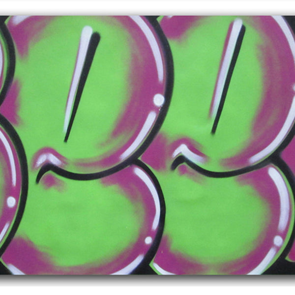GRAFFITI ARTIST SEEN - "Classic Bubble 10"  Painting