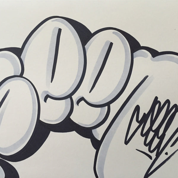 GRAFFITI ARTIST SEEN - "Bubble" - Drawing