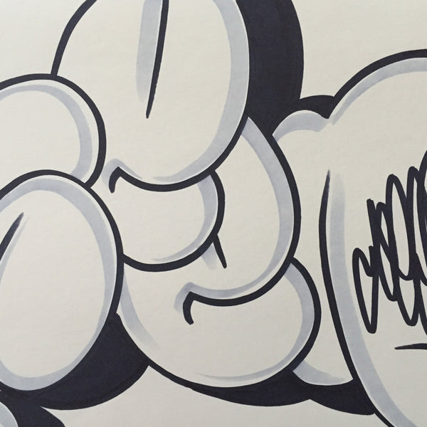 GRAFFITI ARTIST SEEN - "Bubble" - Drawing