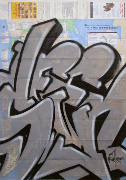GRAFFITI ARTIST SEEN -  "FULL SEEN" NYC Map