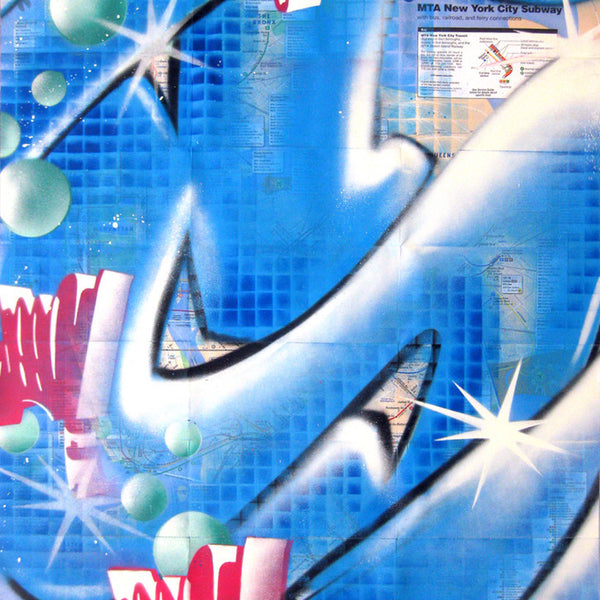 GRAFFITI ARTIST SEEN -  " Honeycombed S" NYC Map