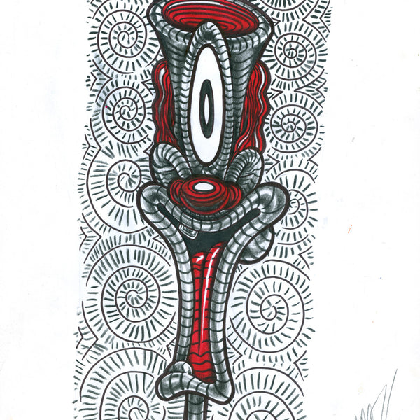 GRAFFITI ARTIST SEEN - "Looney Lenny" - Drawing