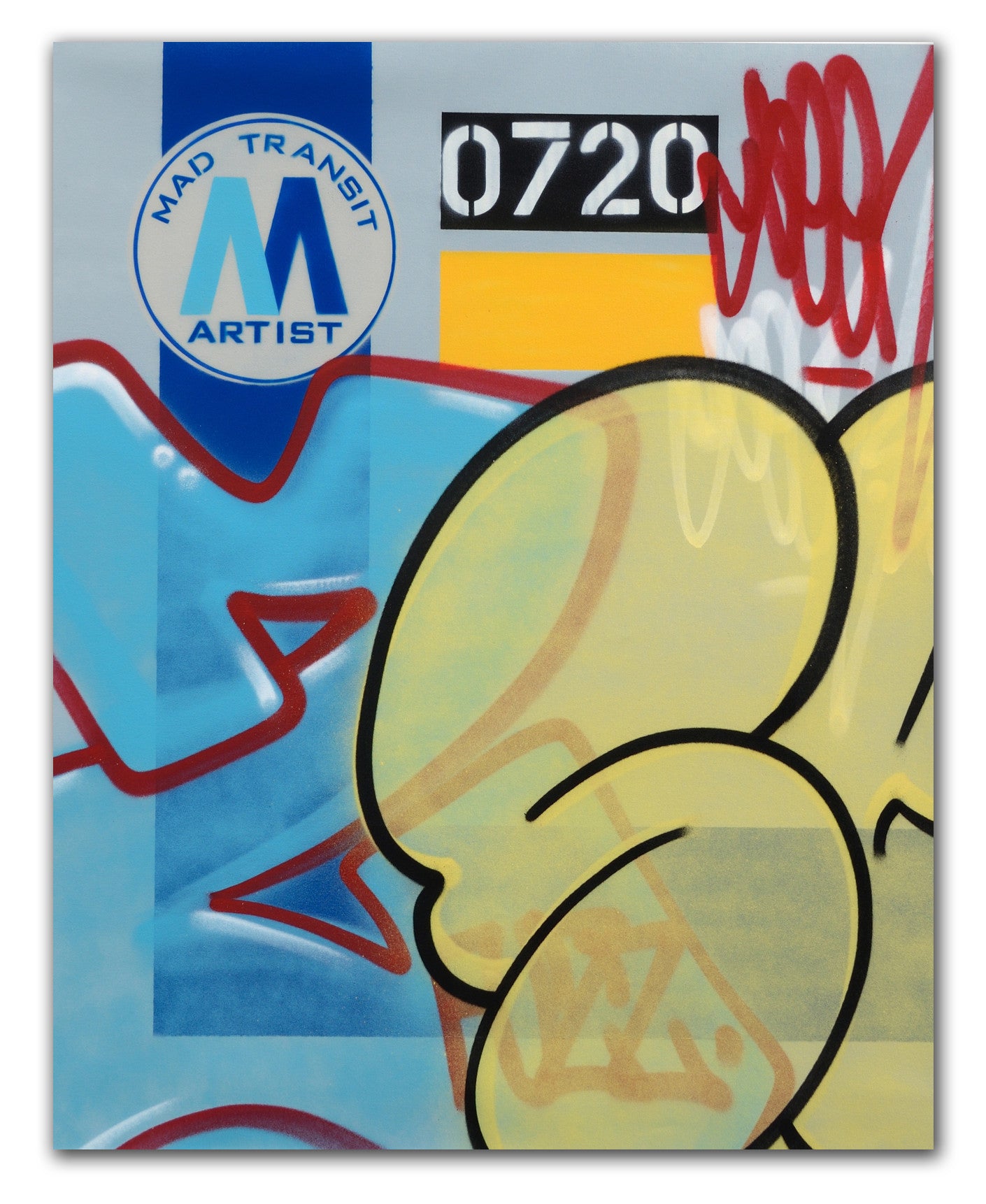GRAFFITI ARTIST SEEN  -  "MTA  Bubble"  Aerosol