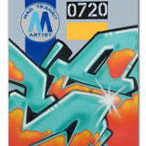 GRAFFITI ARTIST SEEN  -  "MTA"  Aerosol on  Canvas