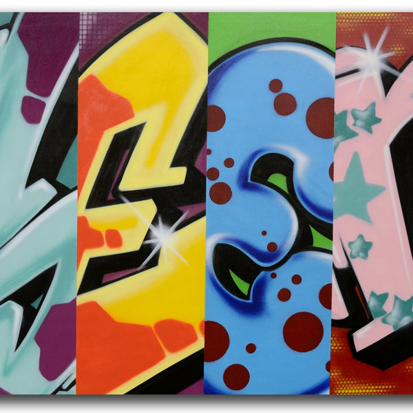 GRAFFITI ARTIST SEEN -  Mix & Match- Painting