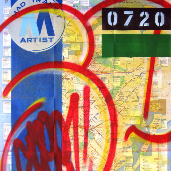 GRAFFITI ARTIST SEEN -  "Yellow Bubble" NYC Map