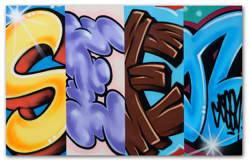 GRAFFITI ARTIST SEEN -  Mix & Match - Painting