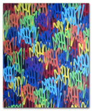 GRAFFITI ARTIST SEEN  -  "Tag painting"  Aerosol on Canvas