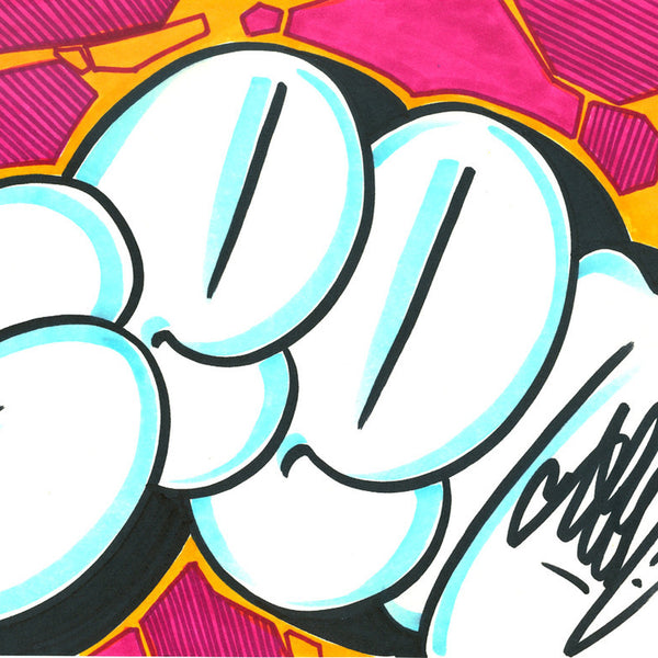 GRAFFITI ARTIST SEEN - Bubble SEEN- Drawing