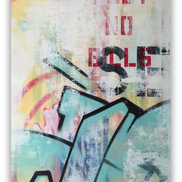 GRAFFITI ARTIST SEEN -  "Untitled"  Painting on Canvas