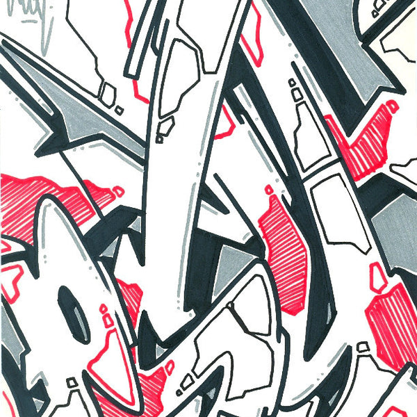 GRAFFITI ARTIST SEEN - Psycho 3- Drawing