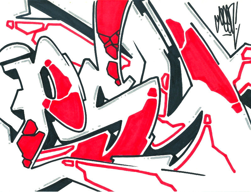 GRAFFITI ARTIST SEEN - Psycho 7- Drawing
