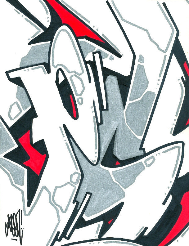 GRAFFITI ARTIST SEEN - Psycho 1- Drawing