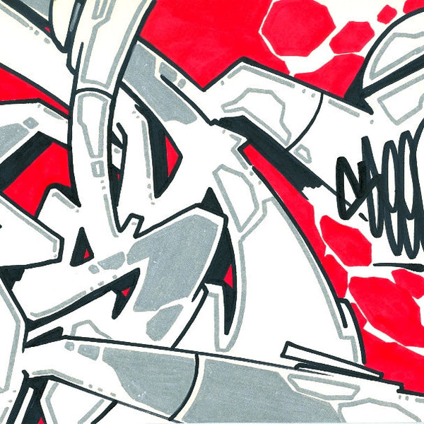 GRAFFITI ARTIST SEEN - Psycho 5- Drawing