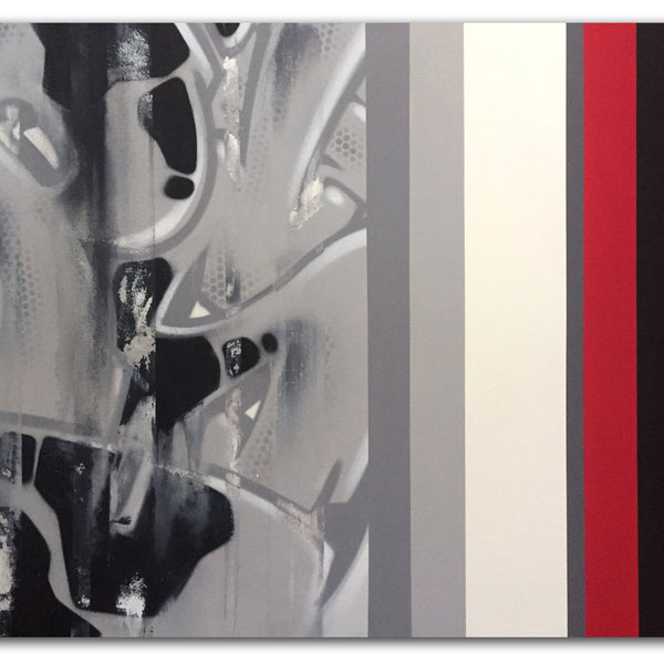 GRAFFITI ARTIST SEEN  -  "Untitled"  Aerosol on  Linen