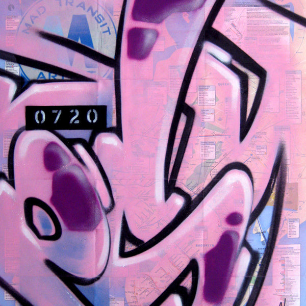 GRAFFITI ARTIST SEEN -  "Mad Transit Psycho" NYC Map