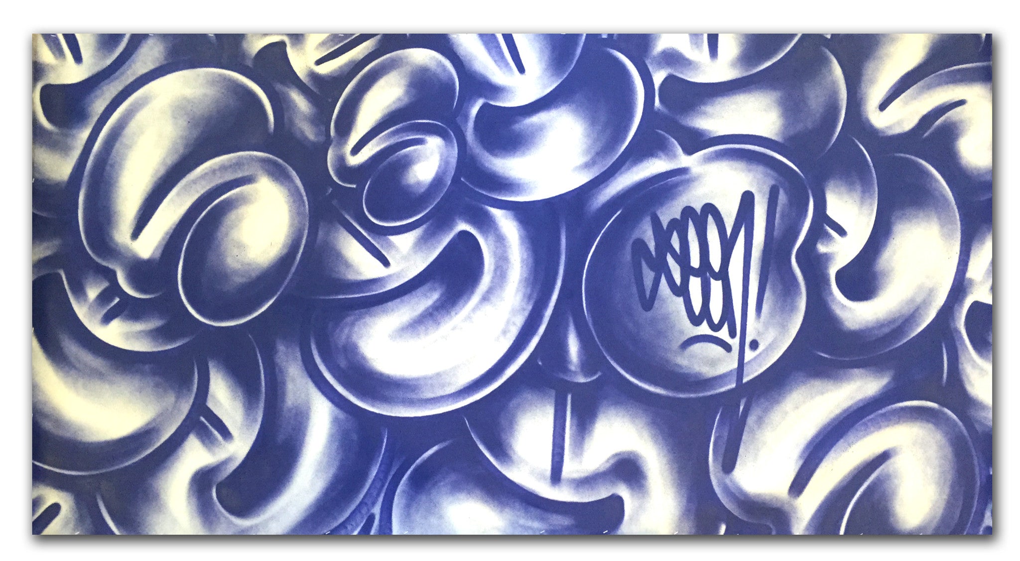 GRAFFITI ARTIST SEEN -  "Multi Bubble1"  Aerosol on Canvas