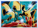 GRAFFITI ARTIST SEEN  -  "SEEN" -   Aerosol on  Canvas