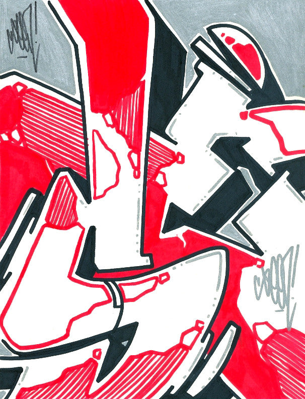 GRAFFITI ARTIST SEEN - Super S- Drawing