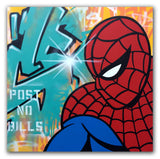 GRAFFITI ARTIST SEEN  -  "SPIDERMAN"  Aerosol on  Canvas