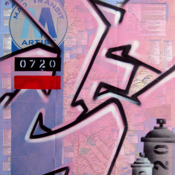 GRAFFITI ARTIST SEEN -  "MAD Transit 1" NYC Map