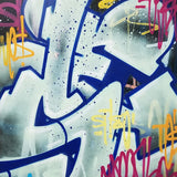 GRAFFITI ARTIST SEEN  -  "Scribble SE"  Aerosol on  Canvas