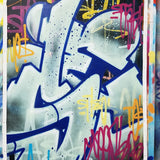 GRAFFITI ARTIST SEEN  -  "Scribble SE"  Aerosol on  Canvas