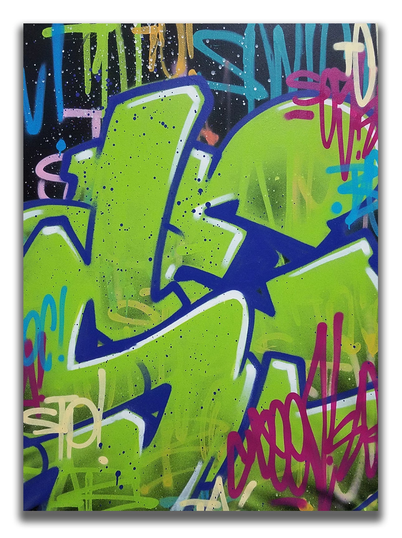 GRAFFITI ARTIST SEEN  -  "Scribble SE" on Canvas