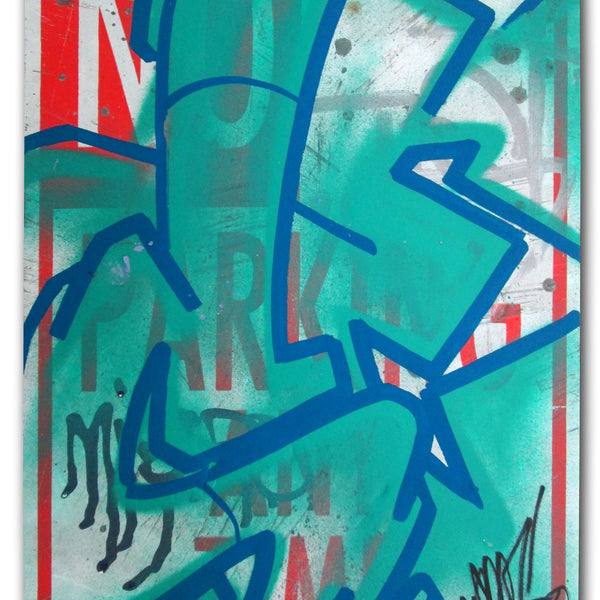 GRAFFITI ARTIST SEEN - "No Parking #10