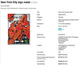 GRAFFITI ARTIST SEEN -  LARGE 18"x24" "No Parking"