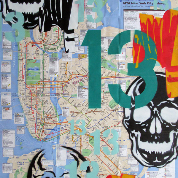 GRAFFITI ARTIST SEEN -  "Skull 15" NYC Map2